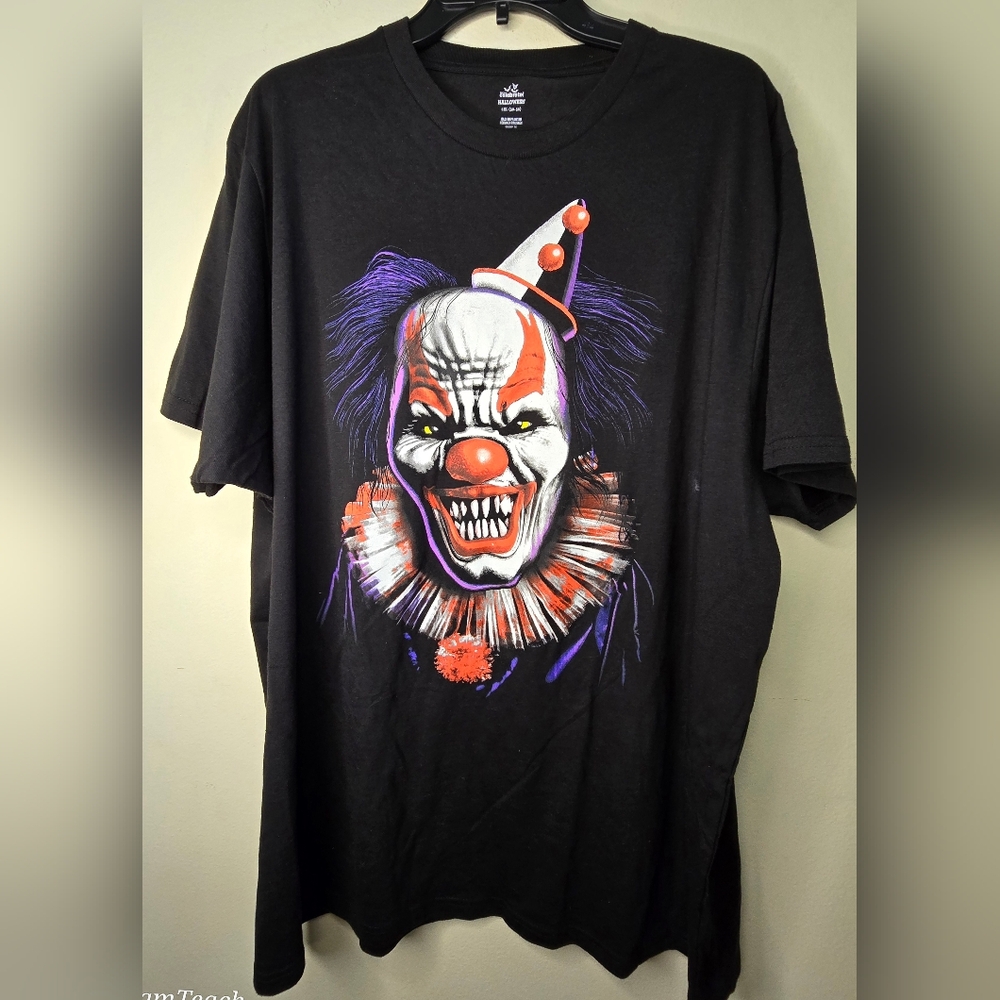Men's Halloween Black Graphic Tee-shirt